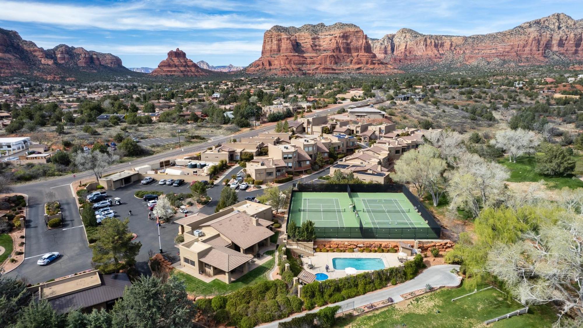 Stylish Townhome On Golf Course Red Rock View Sedona Exterior foto