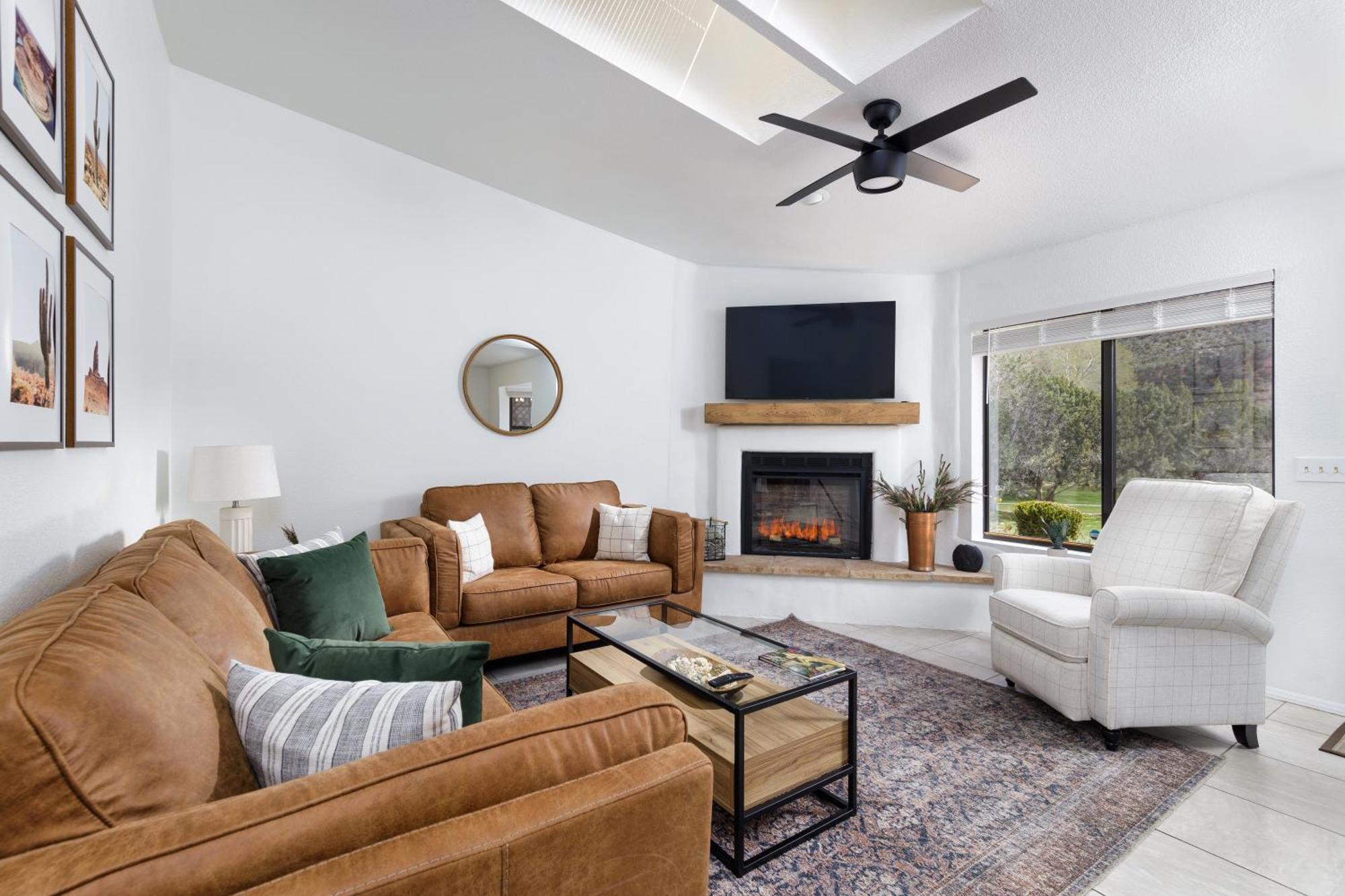 Stylish Townhome On Golf Course Red Rock View Sedona Exterior foto